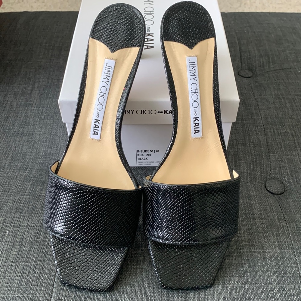 NWT Jimmy Choo x Kaia K Slides